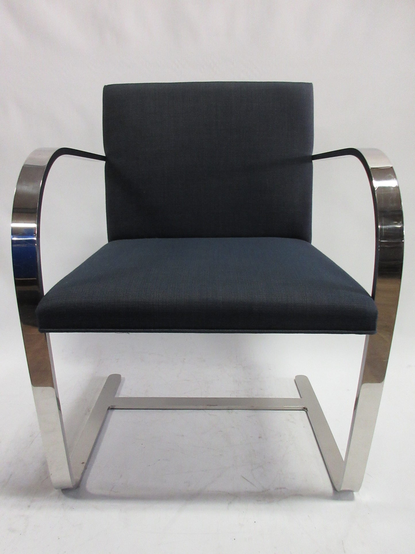 Knoll BRNO Chairs in Blue Fabric - A Pair (Vintage)