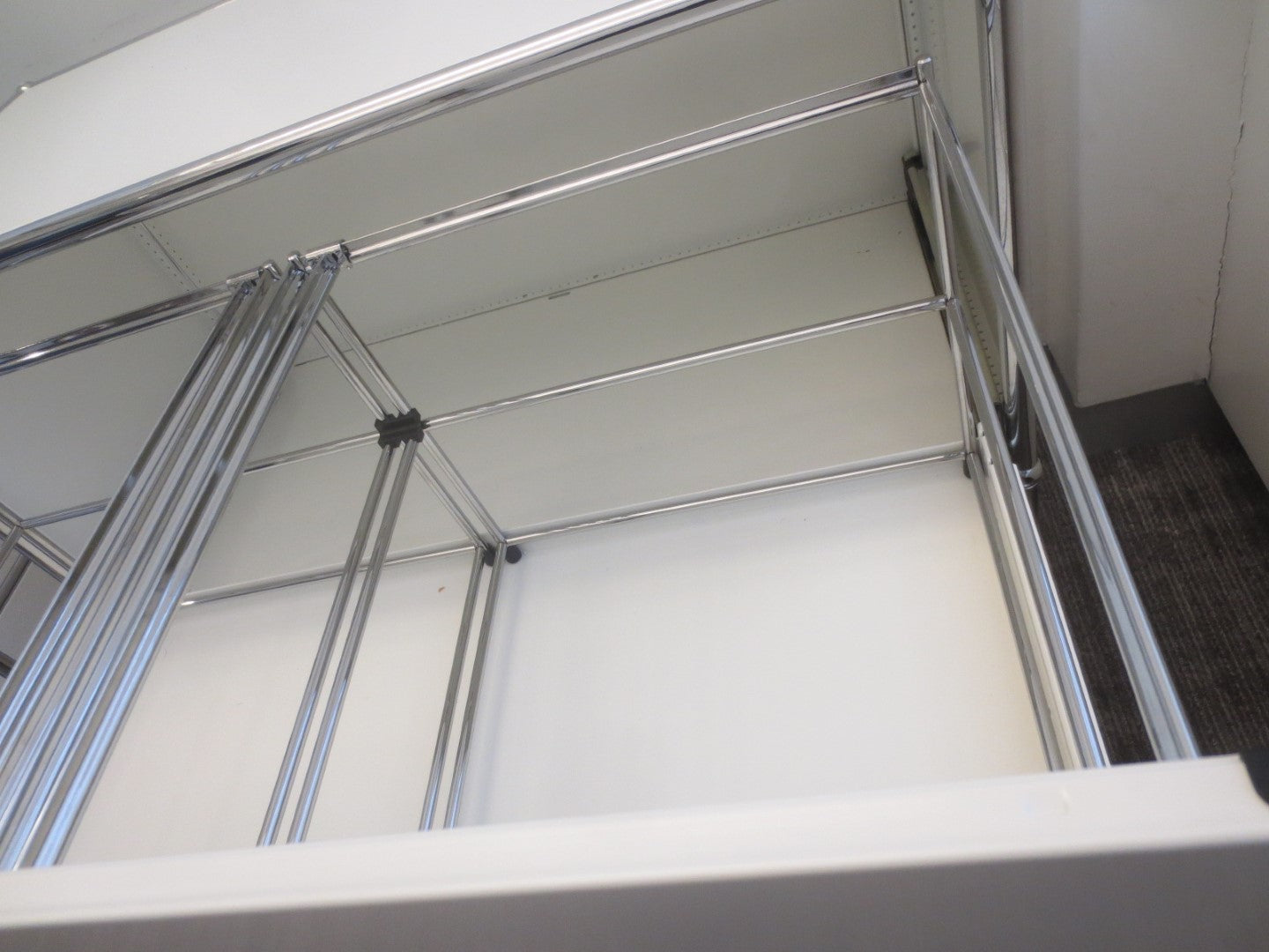 USM Haller Cabinet 1x2 with 2 Drawers in White