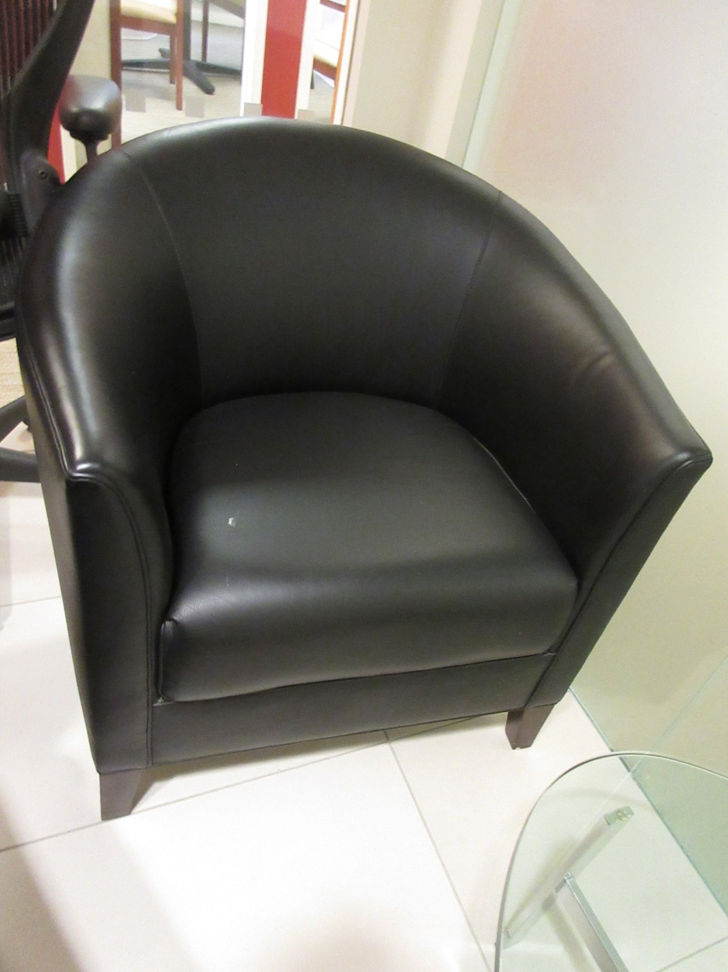 Brayton International Club Chairs in Black - A Pair