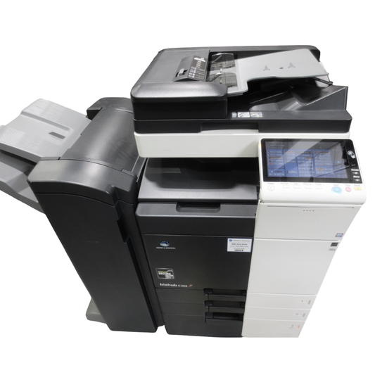Konica Minolta Bizhub C368 Color Multifunction Copier Printer Scanner with Finisher