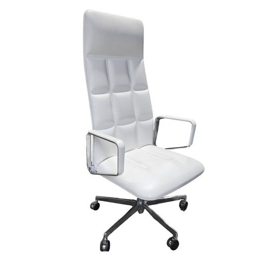 Walter Knoll Leadchair Soft Executive High Back Office Chair in White