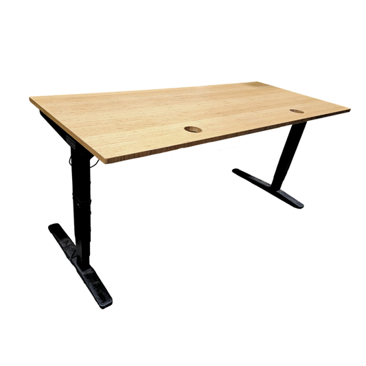 Uplift 6-ft (72x30-in) Electric Height Adjustable Standing Desk with Bamboo Top