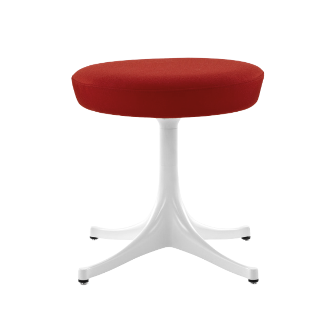 Herman Miller Nelson Pedestal Stool in Red