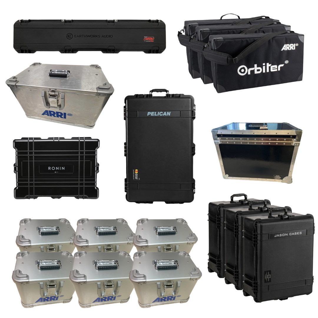 Professional Camera, Film & Audio Equipment Cases - Set of 17