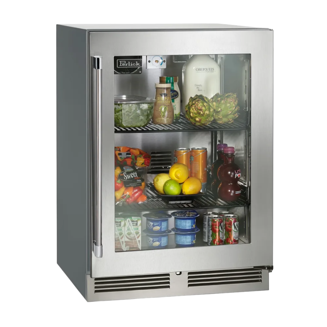 Perlick HP24RS-3-3R Refrigerator with Left-Hinged Door