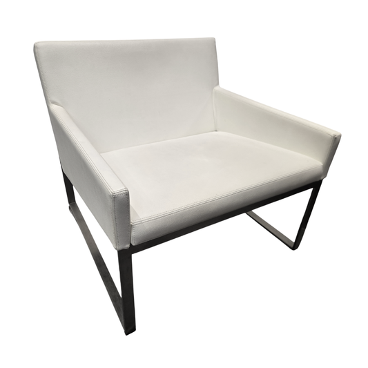 Bernhardt Design B.3 Lounge Chair in White