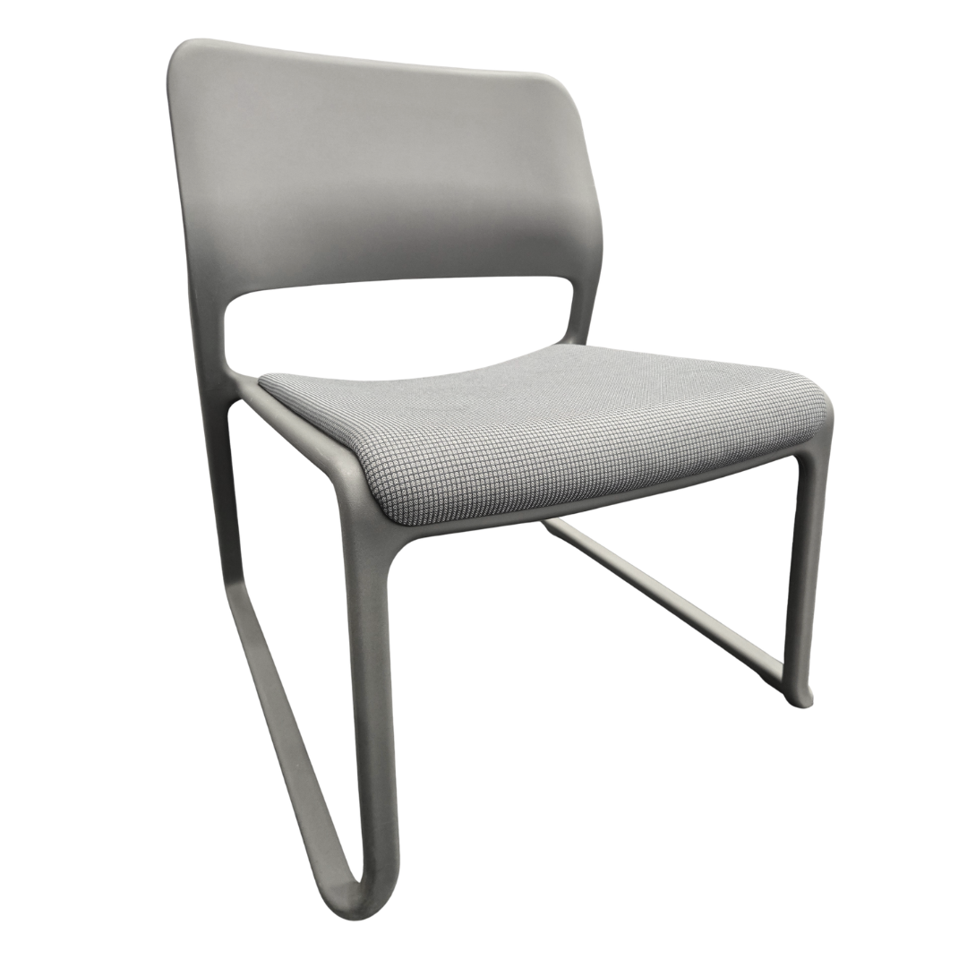 Knoll Spark Lounge Chair in Grey with Grey Seat