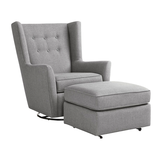 Room & Board Wren Swivel Lounge Chair + Ottoman