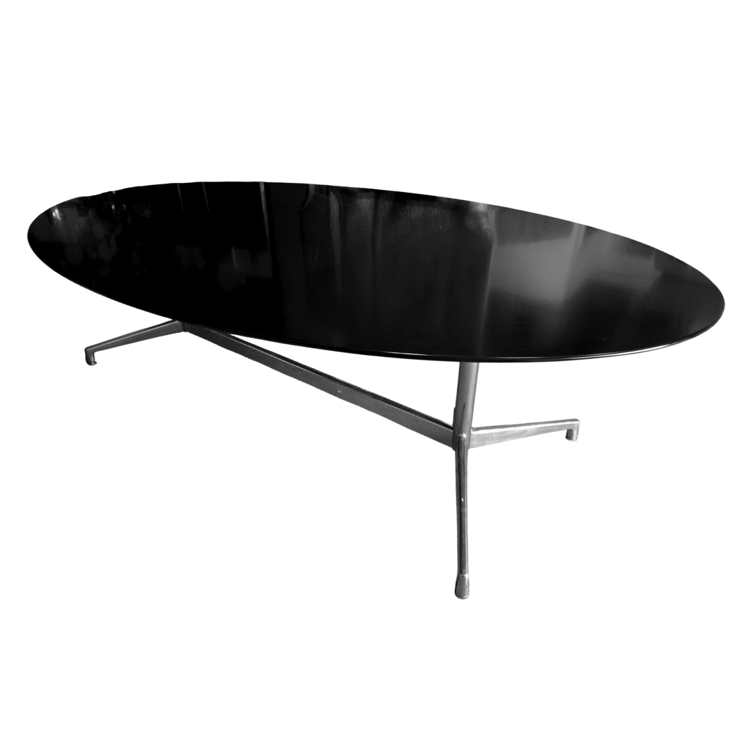 Eames 96x48-in Oval Dining Table (Vintage)