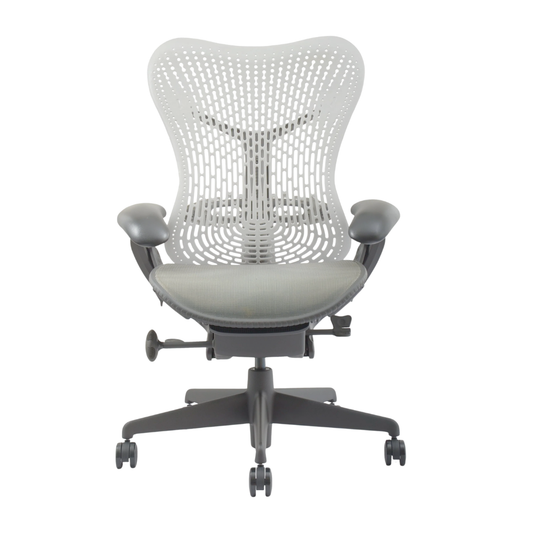 Herman Miller Mirra 2 Task Chair with White Back and Black Base