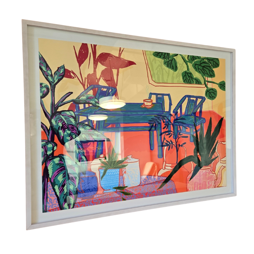 Framed Botanical Dining Room Art Print