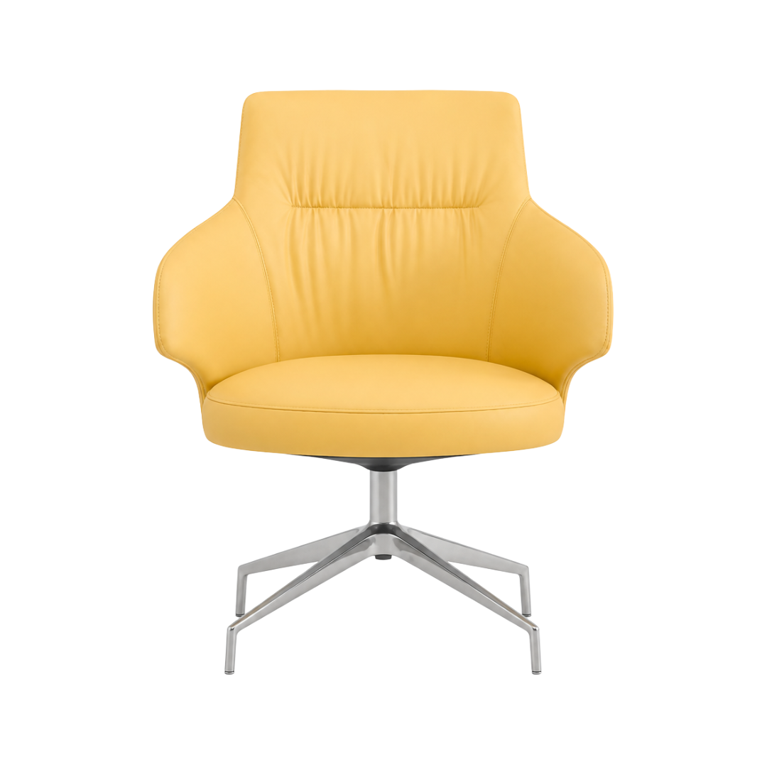 Coalesse Massaud Swivel Guest Chair in Yellow (New)
