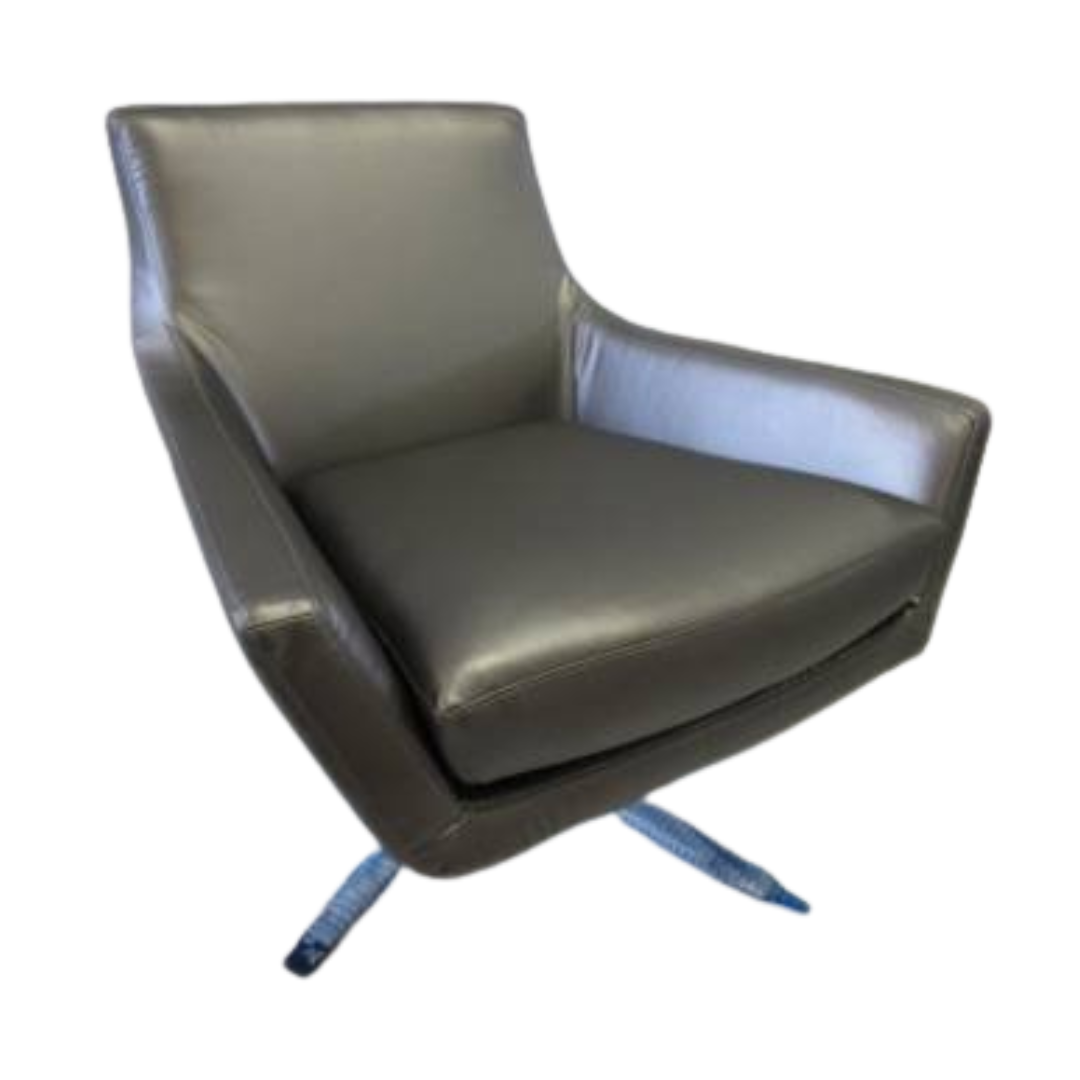 OFS Lona Swivel Lounge Chair (New) - Bygone Icons