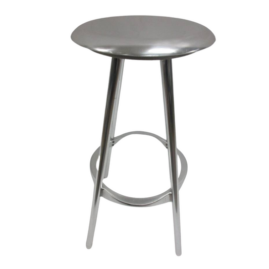 Knoll Amat-3 Twist Aluminum Bar Stool - Bygone Icons