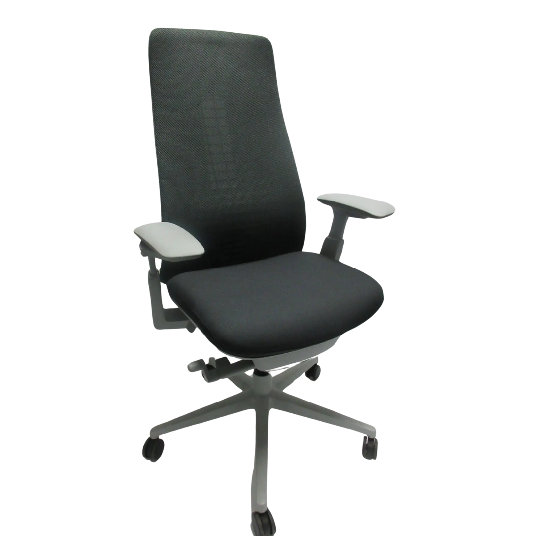 Haworth Fern Executive Office Chair in Grey - Bygone Icons