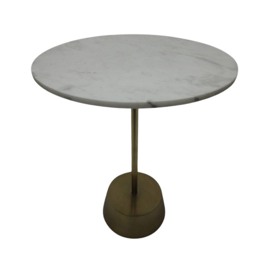 West Elm Maisie Side Table with Marble Top - Bygone Icons