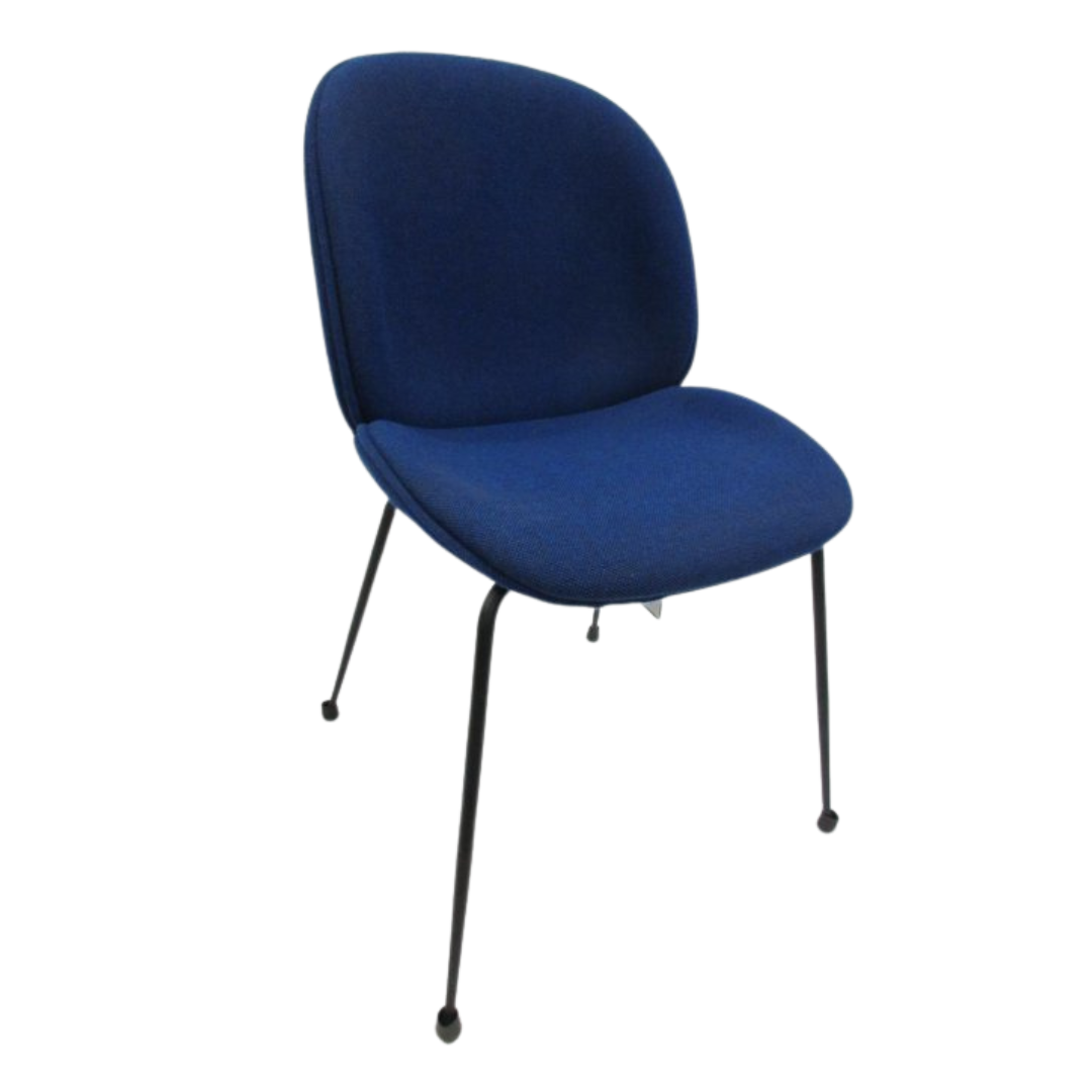 Gubi Beetle Dining Chair in Blue (Original, New) - Bygone Icons