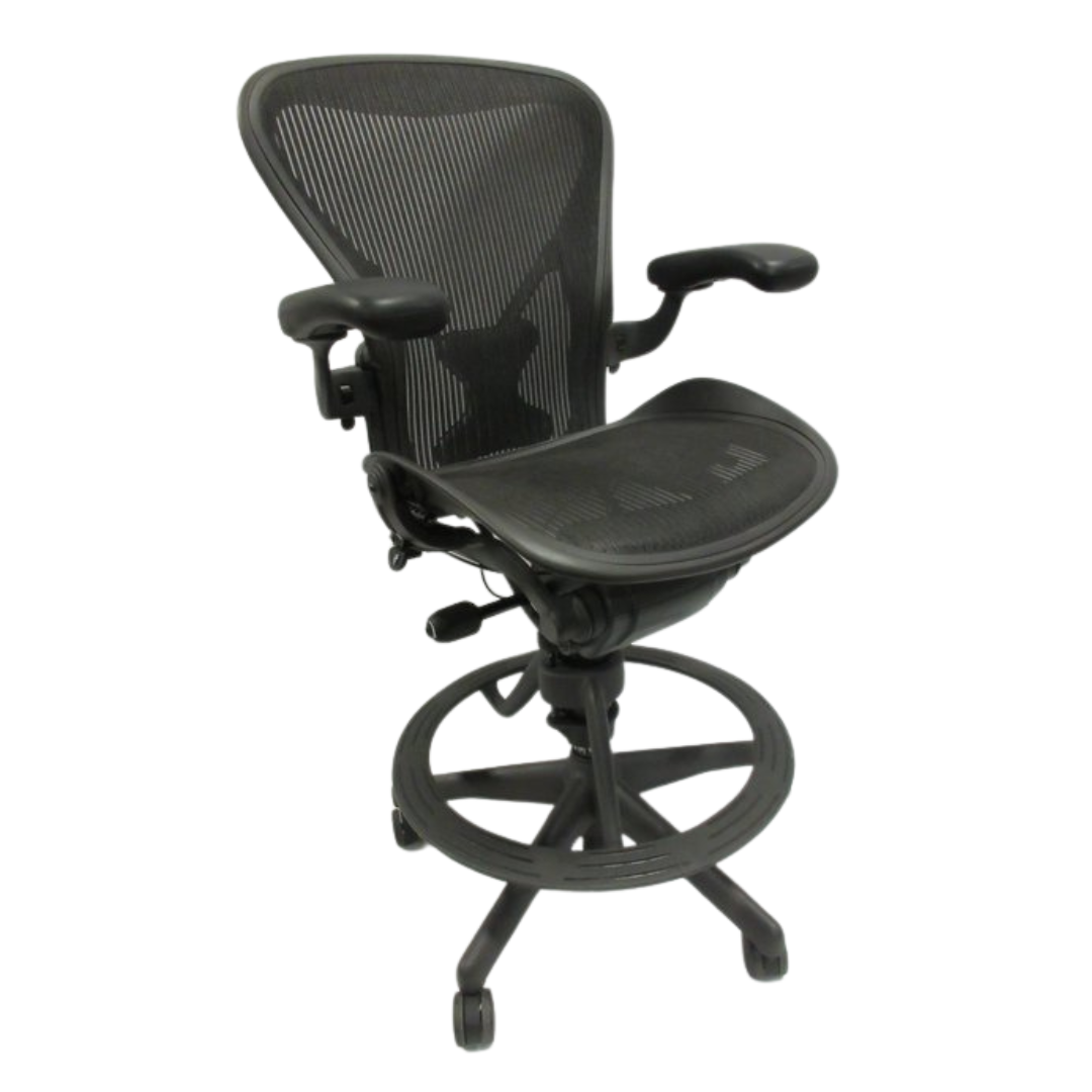 Herman Miller Aeron Drafting Stool - Bygone Icons