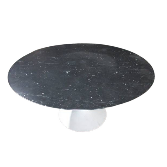 Knoll Eero Saarinen Round Marble Dining Table, 54-in - Bygone Icons