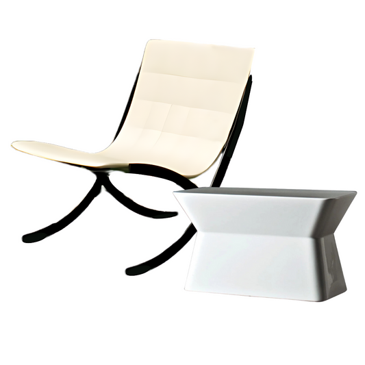 Serralunga Barceloneta Chair + Serralunga Palenquera Outdoor Coffee Table