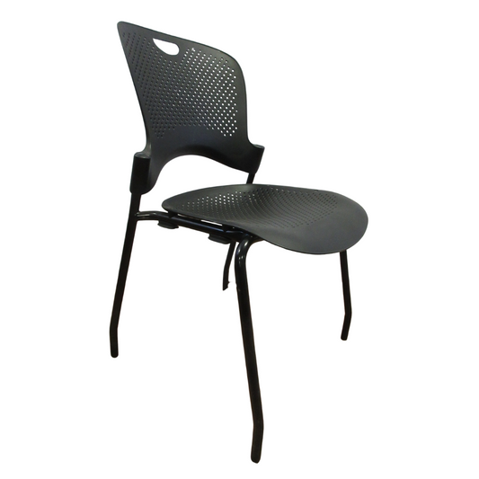 Herman Miller Caper Chair in Dark Grey with Plastic Seat