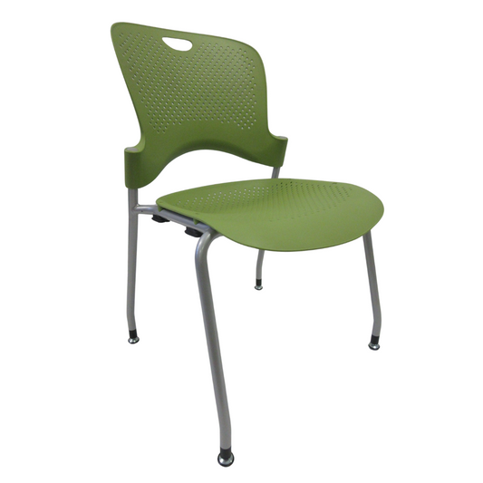 Herman Miller Caper Chair in Green with Plastic Seat