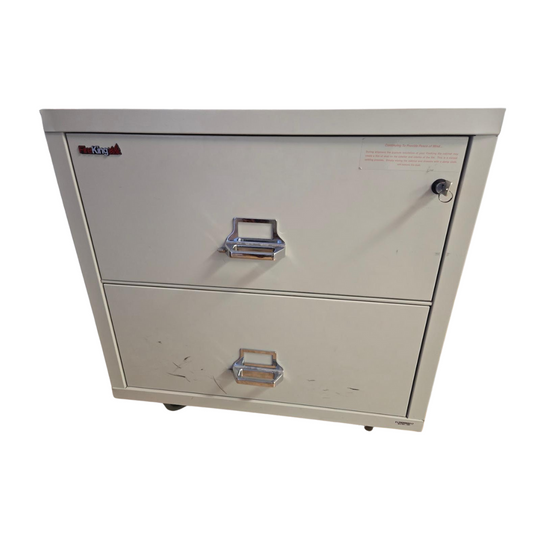 FireKing Lateral 2-Drawer Fireproof File Cabinet