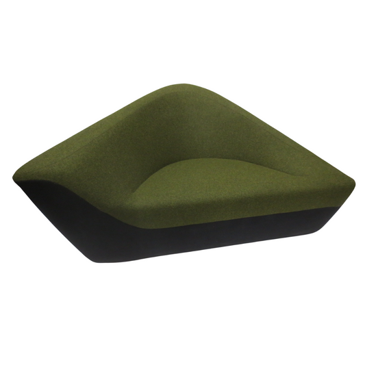 Walter Knoll Seating Stones Lounge Chair in Green / Grey - Single (New)