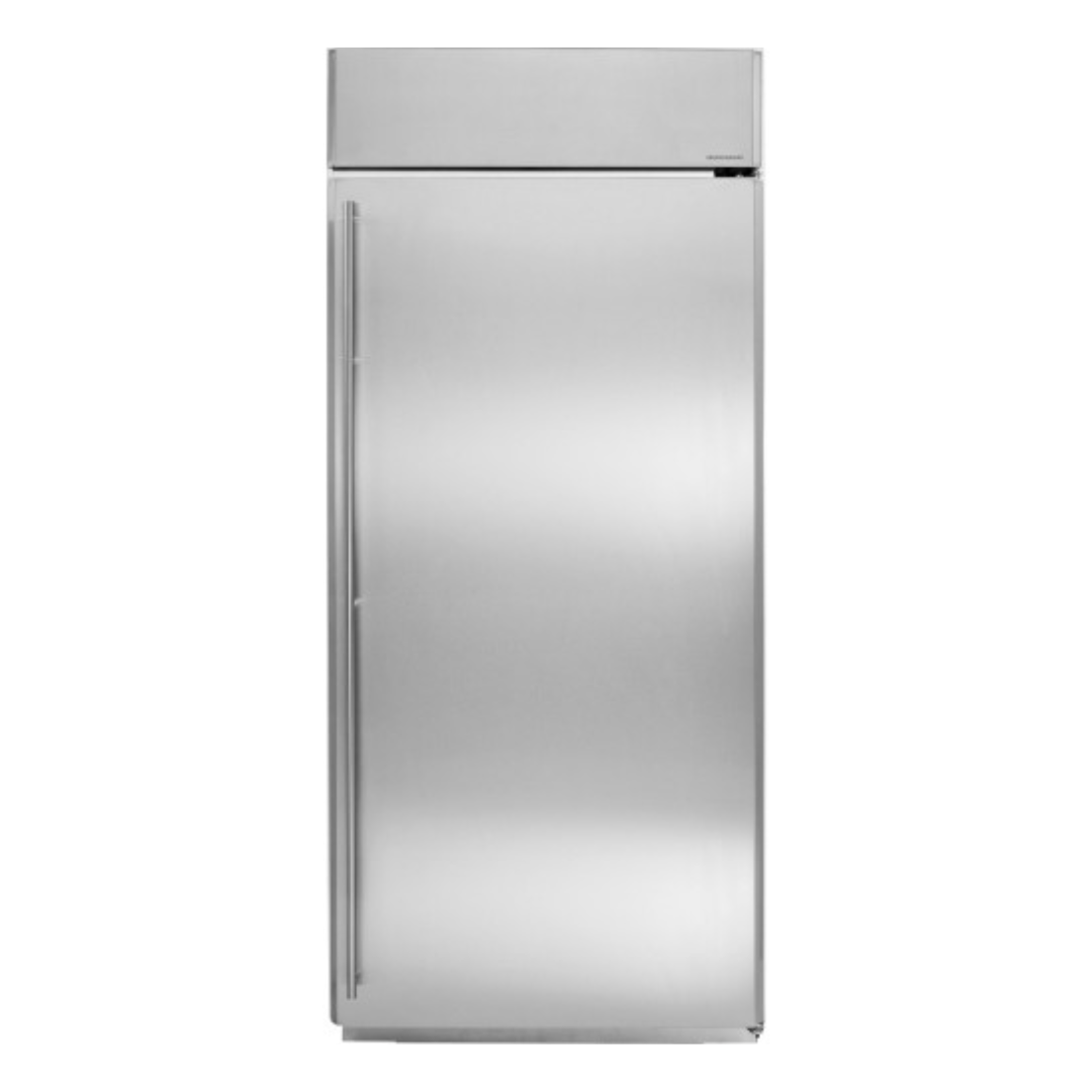 GE Monogram 36-in Stainless Built-In Refrigerator with right hinged door (ZIRS360NHARH)