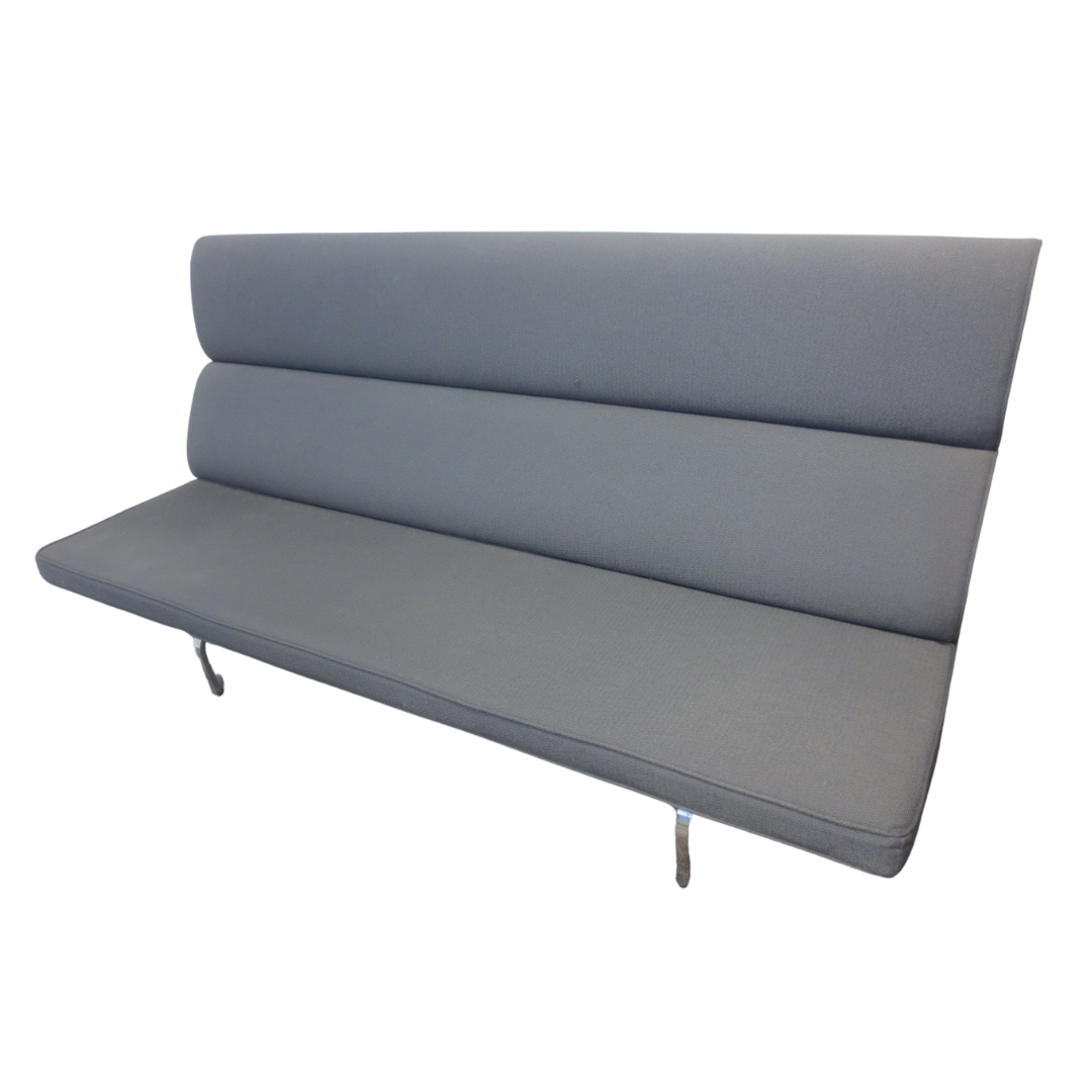 Herman Miller Eames Sofa Compact in Grey Fabric