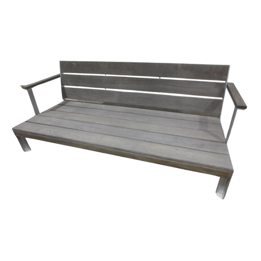 Modern Outdoor Etra 6-ft Lounge Sofa-Bench