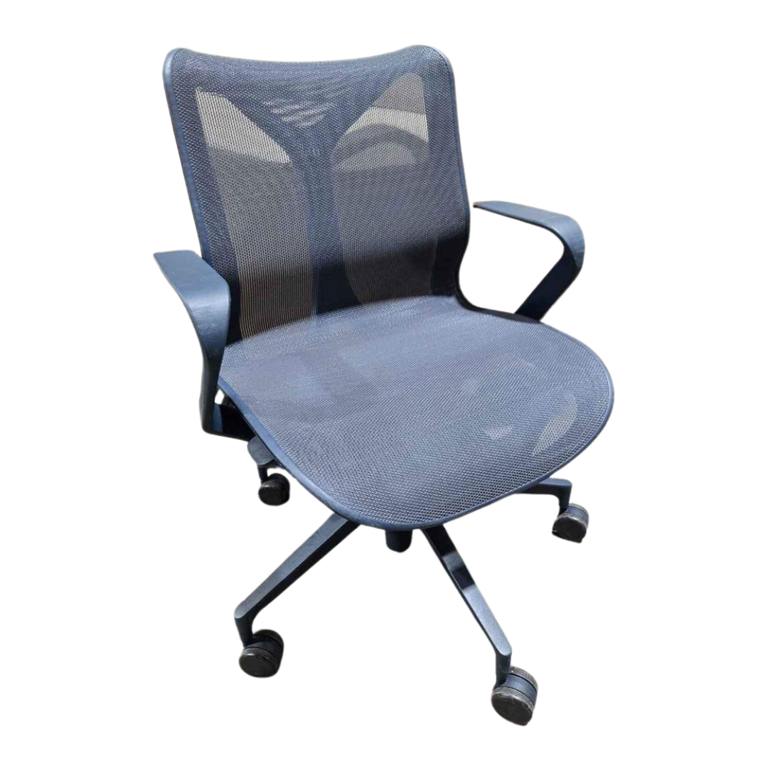 Herman Miller Low Back Cosm Chair in Blue