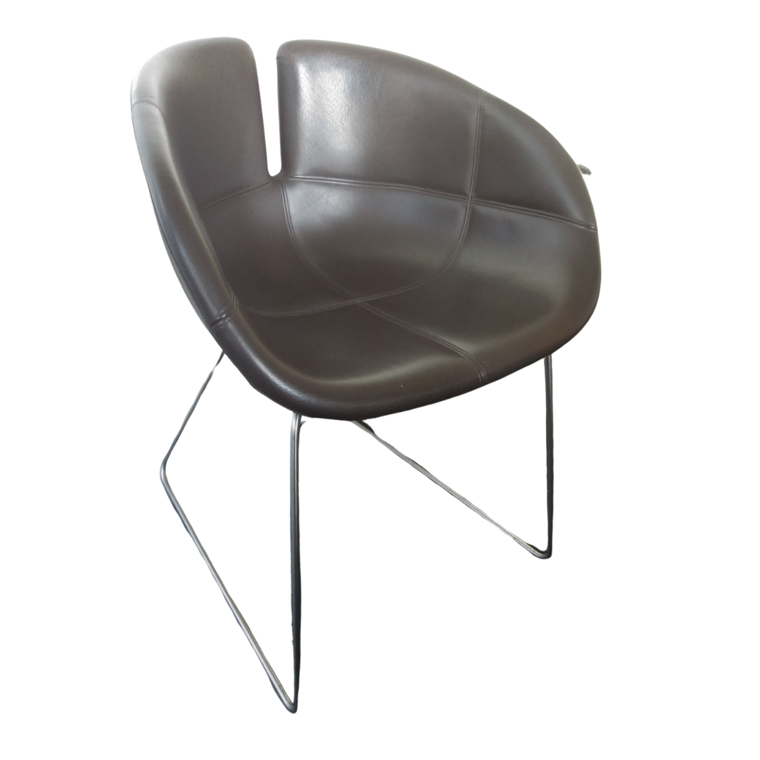 Moroso Fjord Armchair in Brown