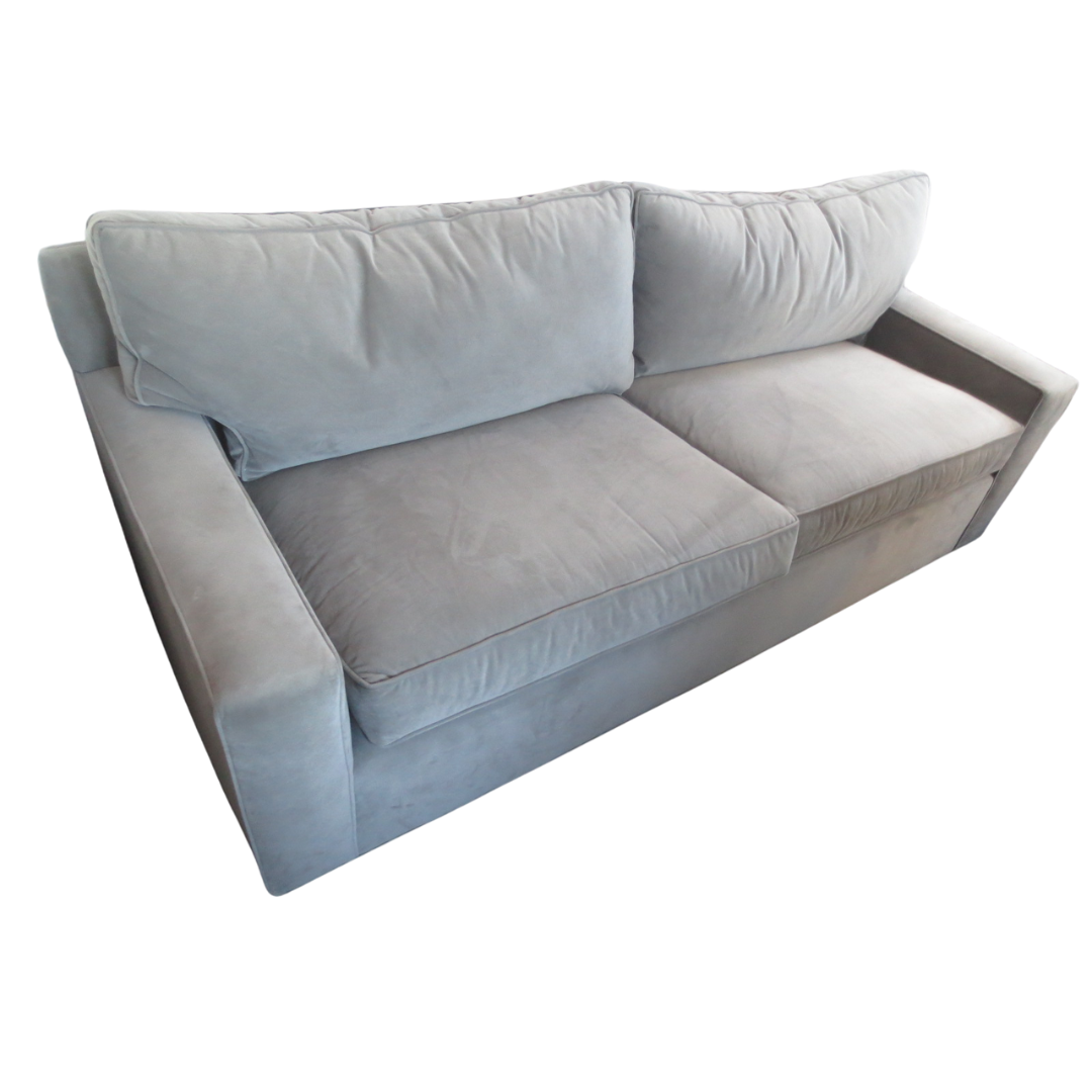 Mitchell Gold + Bob Williams Alex Sofa in Grey Velvet