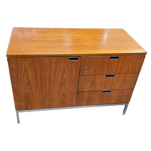 Florence Knoll Two-Position Wood Credenza (Vintage)