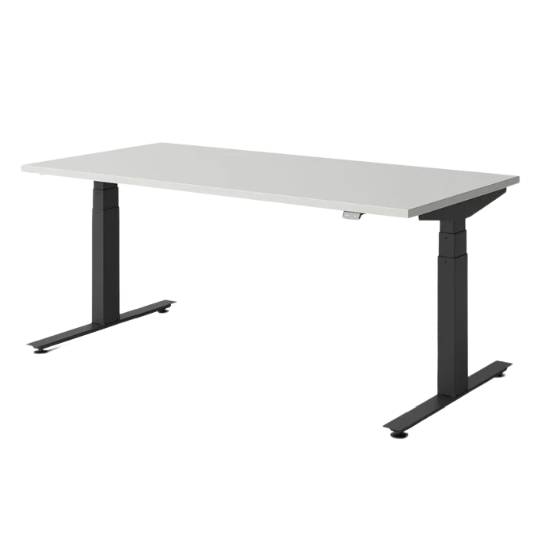 Herman Miller Nevi Sit-Stand Height Adjustable Desk, 64in x 29in