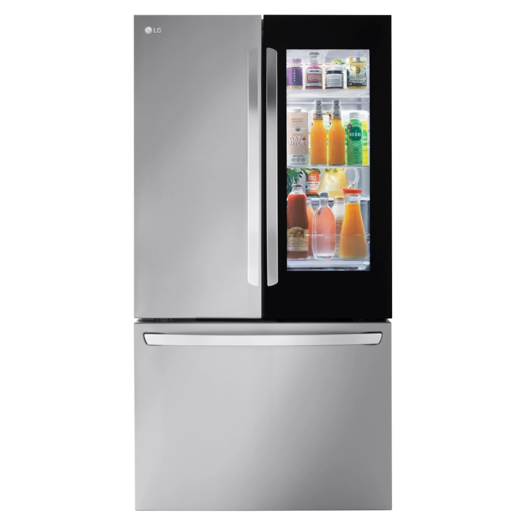 LG InstaView 27-cu ft French Door Refrigerator-Freezer