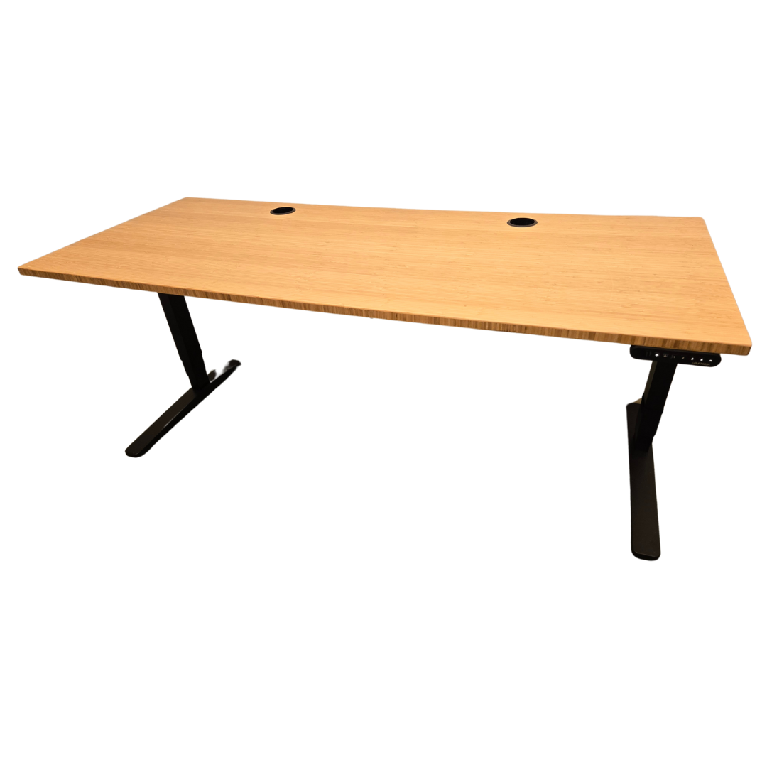 Uplift 6-ft (72x30-in) Electric Height Adjustable Standing Desk with Bamboo Top