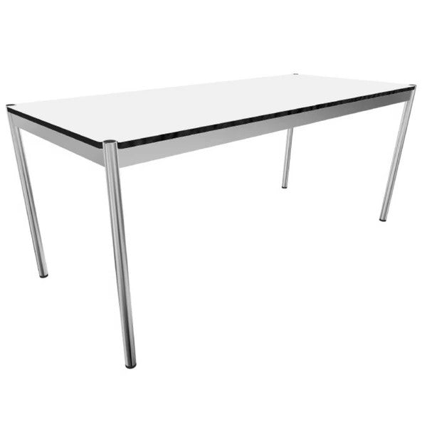 USM Haller T69 30x69-in Desk-Table in Pearl Grey Laminate