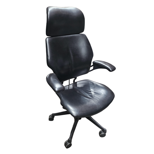 Humanscale Freedom Chair with Headrest in Leather