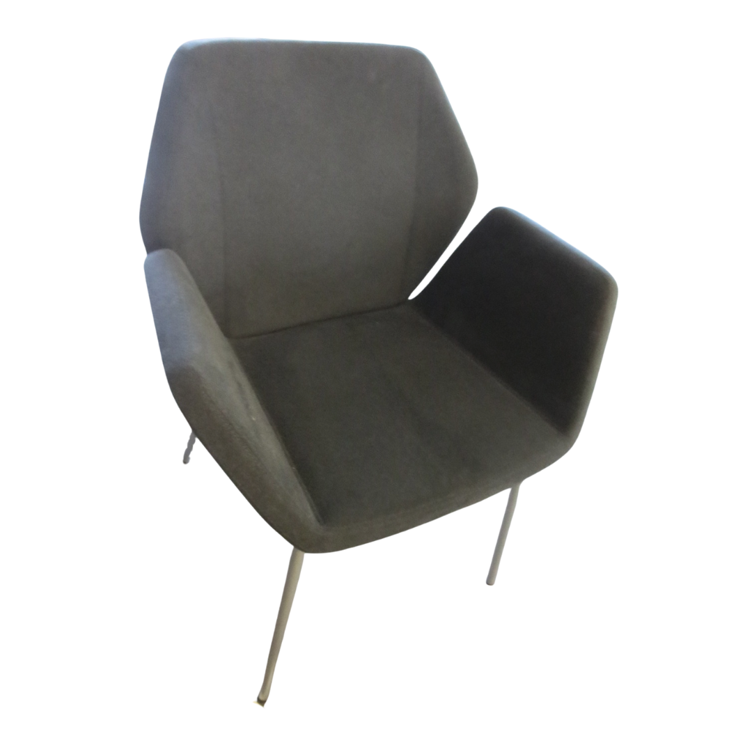 Keilhauer Cahoots Guest Chair in Grey - A Pair