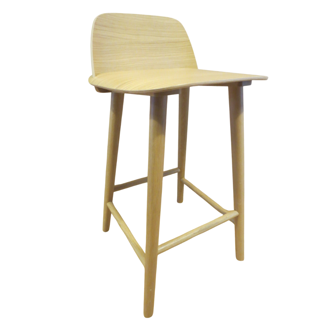 Muuto Nerd Counter Height Stool in Oak