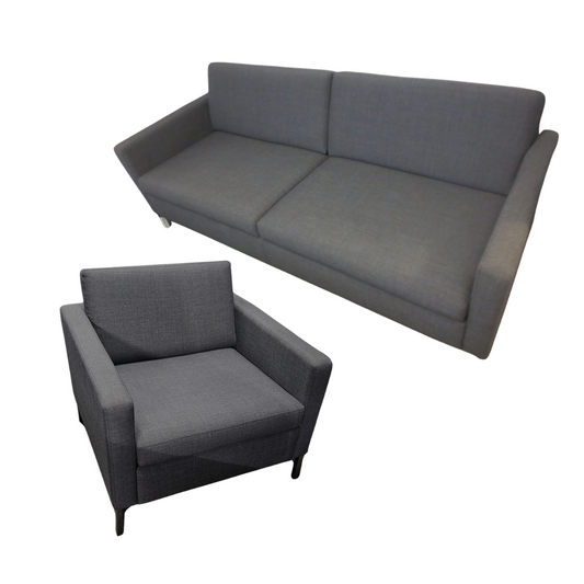 Keilhauer Doon Sofa in Dark Grey + 1 Lounge Chair