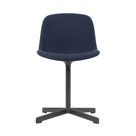 HAY Neu 10 Upholstered Swivel Chair in Blue
