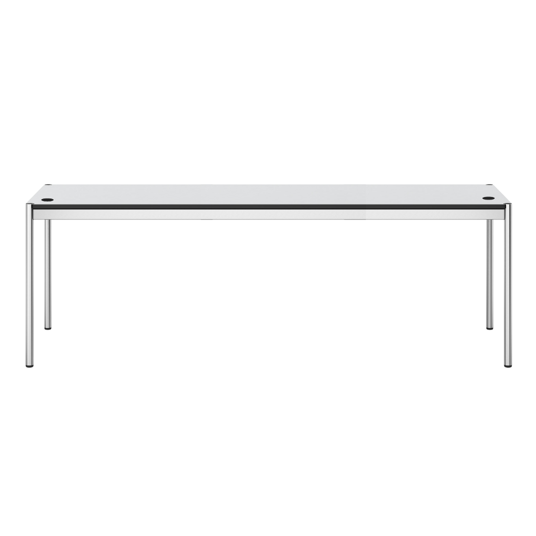 USM Haller Custom 30x94-in Table in Pearl Grey