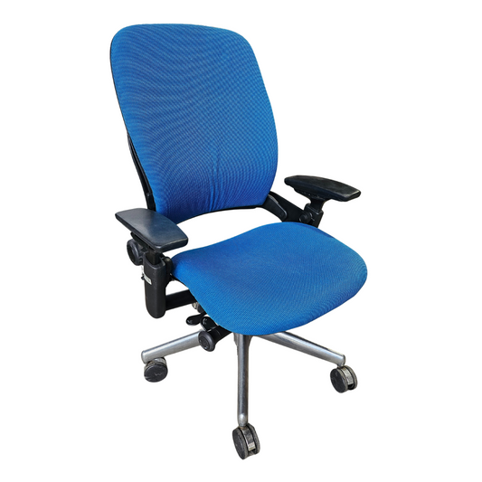 Steelcase Leap V2 Chair in Blue Fabric