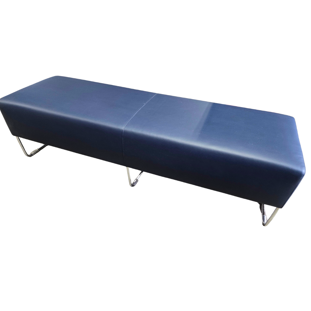 Bernhardt Design Balance 3-Seat Bench in Blue (New in Box)