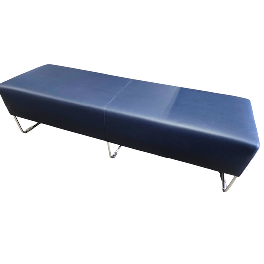 Bernhardt Design Balance 3-Seat Bench in Blue (New in Box)