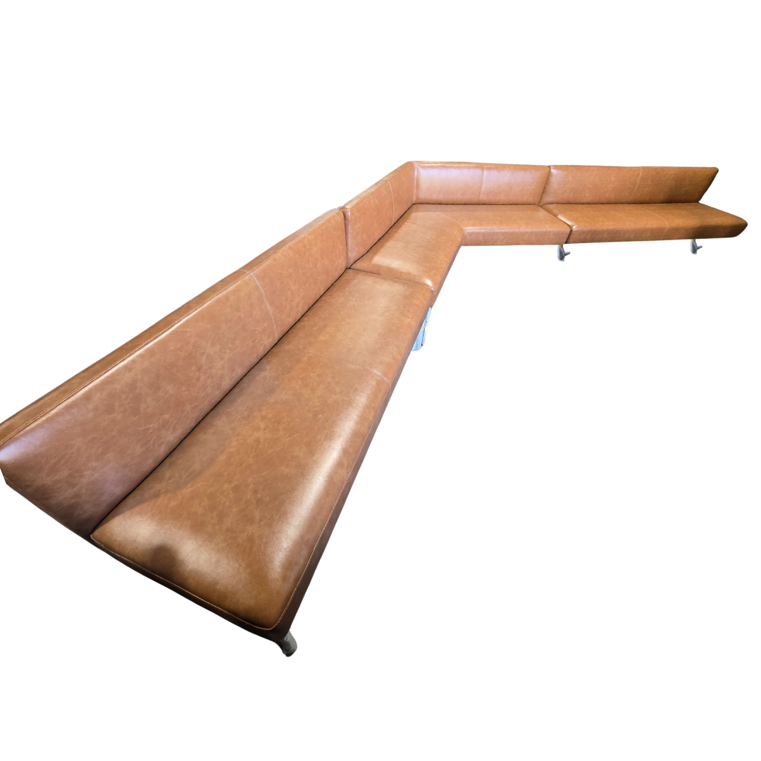 Keilhauer Pact Lounge-Bench Set of 3 in Brown