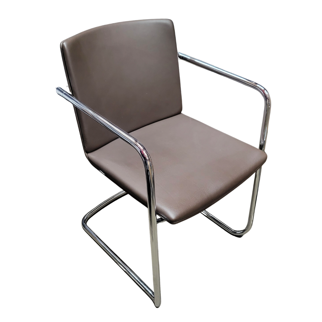 Wilkhahn Neos 183/3 Cantilever Chair in Brown